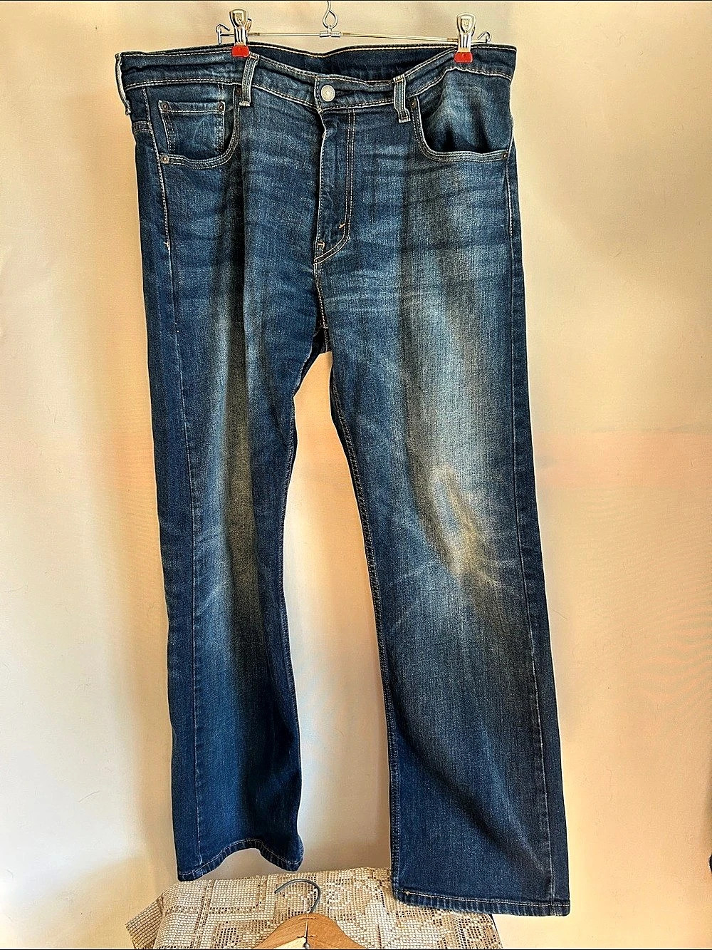 Levi's 569 Boot Cut Jeans Blue Waist 34 Length 32